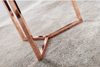Stylowy stolik kawowy Modular 36716 miedziany czarny
