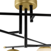 Lampa sufitowa molekułowa Nostalgia MOD048CL-06G biała czarna