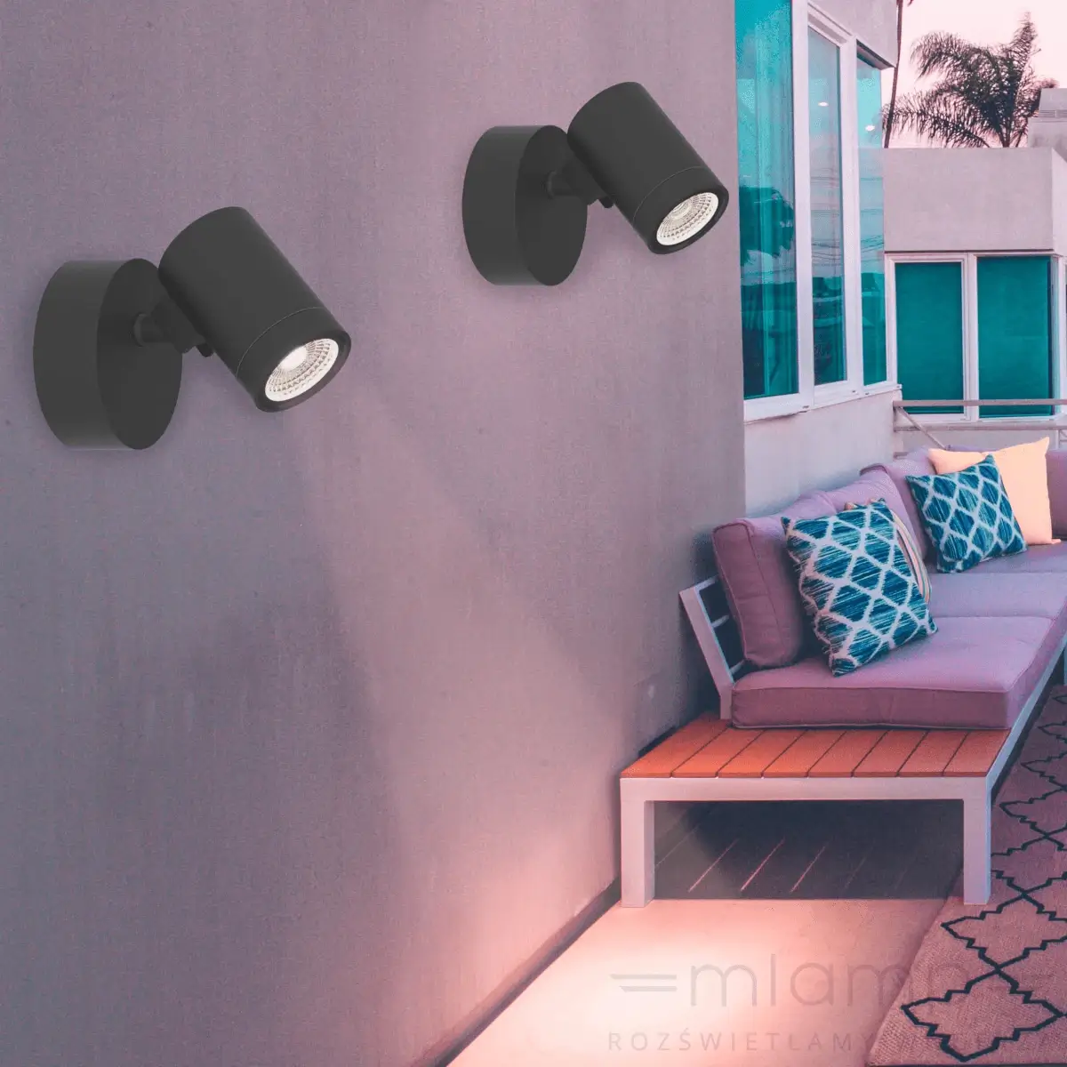 mlamp.pl-elewacyjna-lampa-ścienna-reflektor-sufitowa-tuba-czarna-regulowana-zewnętrzna-outdoor