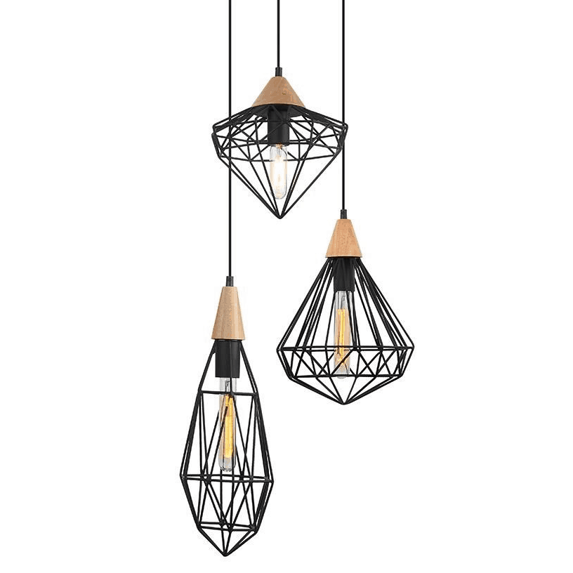 mlamp.pl-druciana-lampa-wisząca-drewniana-kaskada-metalowa-geometryczna-czarna