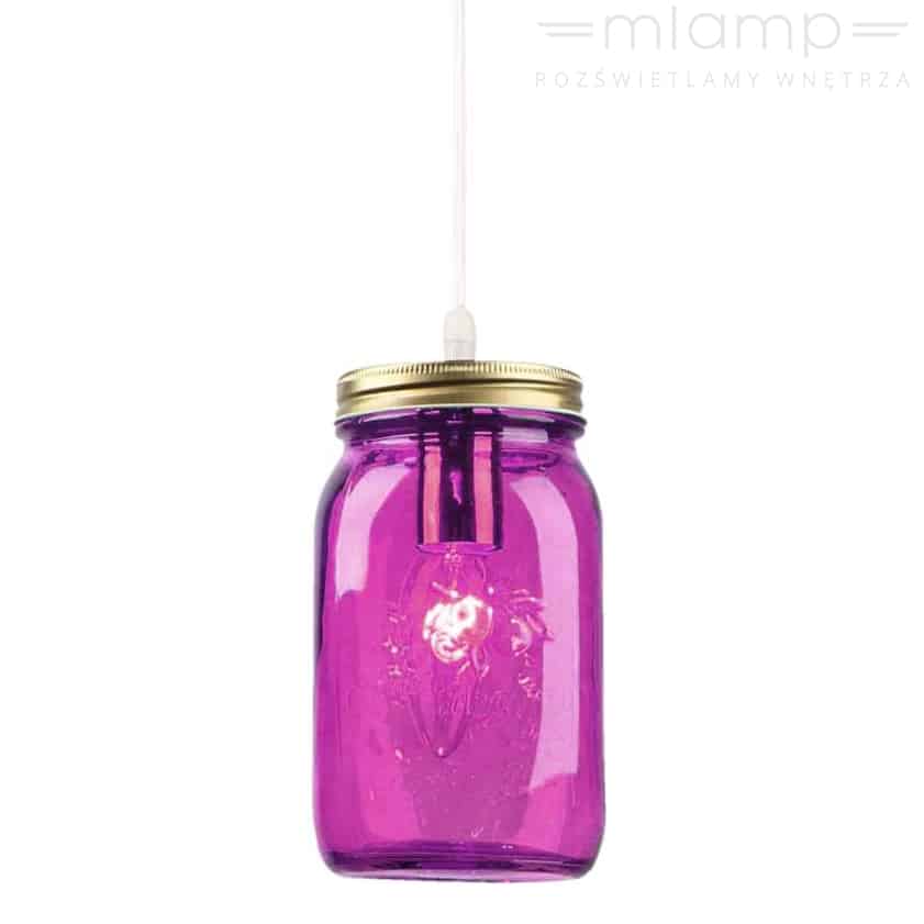 mlamp.pl-dekoracyjna-lampa-wisząca-własnoręcznie-robiona-słoik-różowy