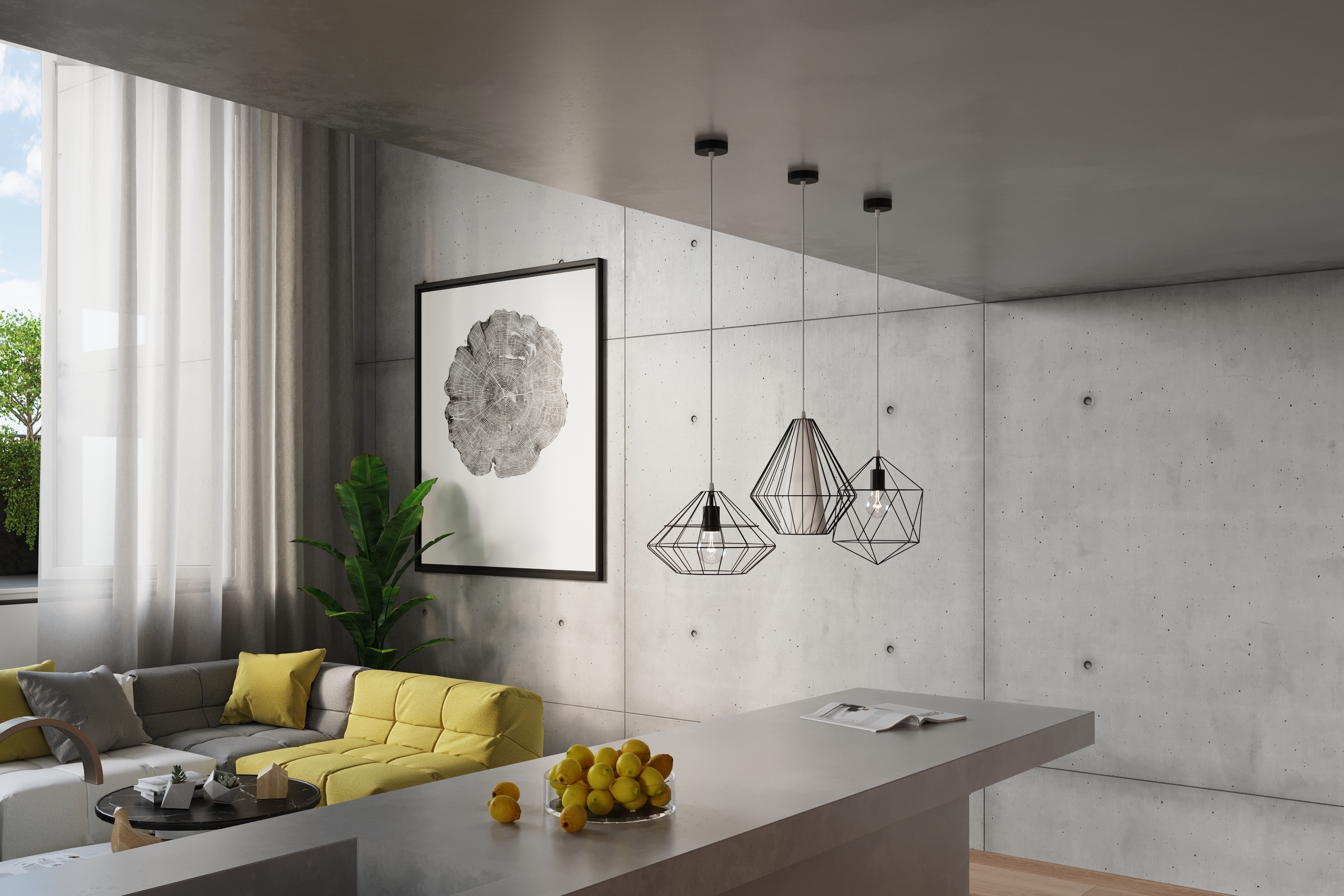 LAMPA wisząca SL.0291 industrialna