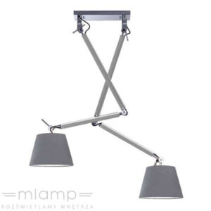 mlamp.pl-abażurowa-lampa-wisząca-regulowana-na-wysięgnikach-szara