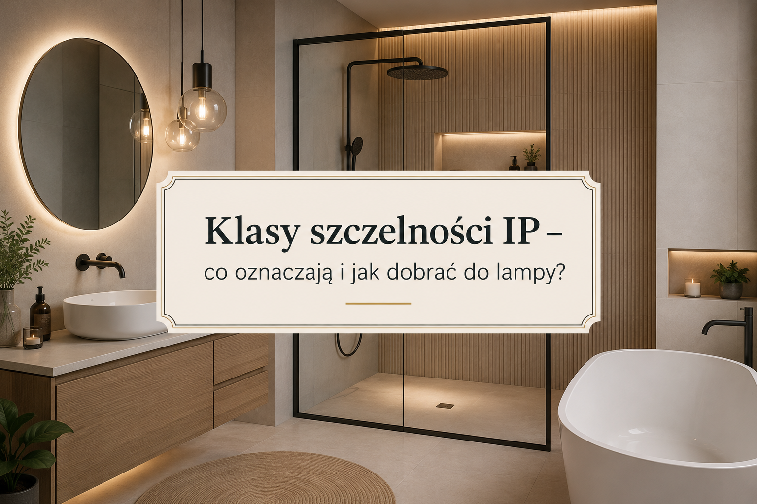 Klasy szczelności IP - co oznaczają i jak dobrać do lampy?