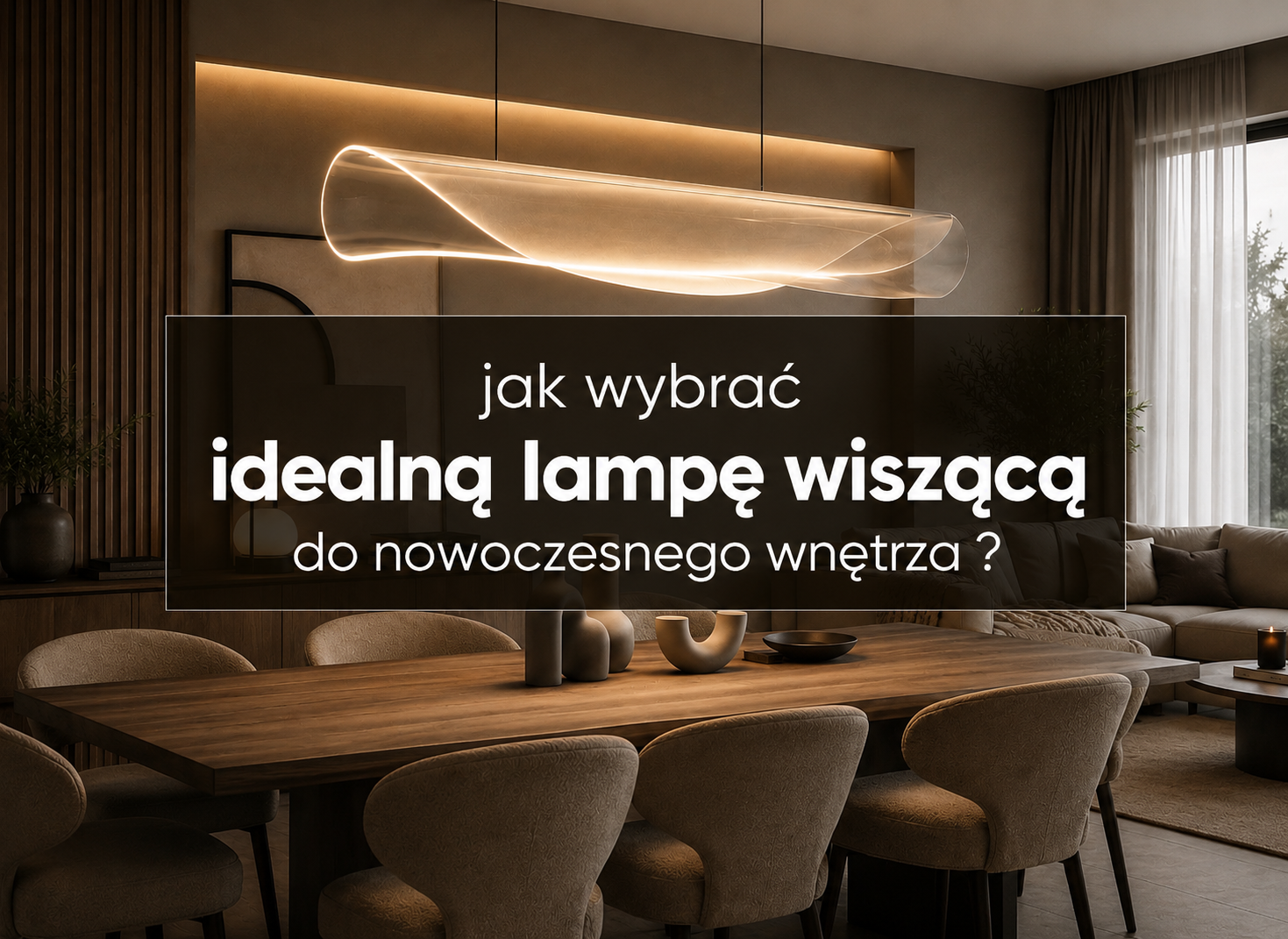 Jak wybrać idealną lampę wiszącą do nowoczesnego wnętrza?