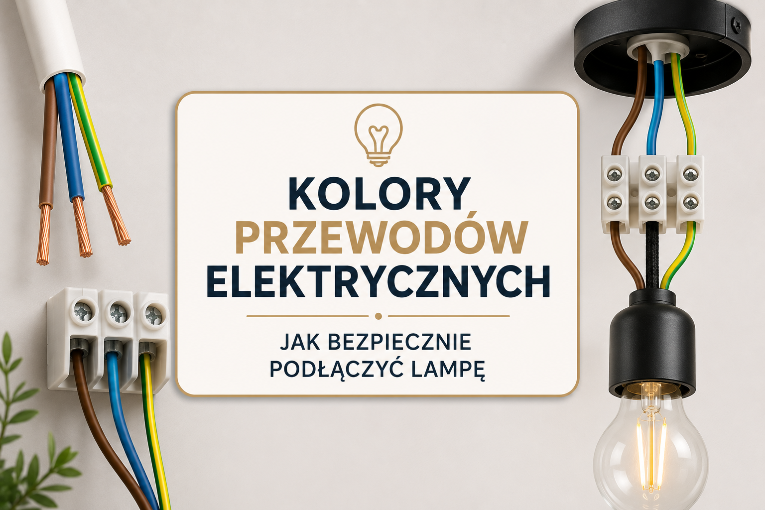Kolory przewodów elektrycznych - jak bezpiecznie podłączyć lampę