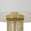 Lampa stołowa Impressive MOD151TL-01G do salonu biała złota