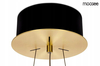Żyrandol glamour Saturnus MSE010100165 kryształowy złoty