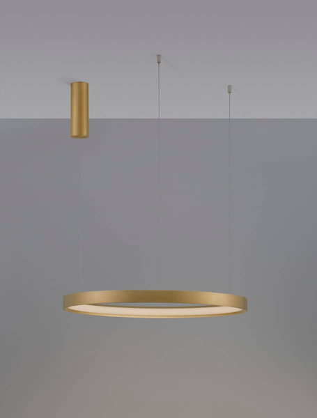 Ring lampa wisząca ZACAPU LE42790 do salonu LED 42W 3000K złota