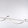 Wisząca lampa Q-SWING srebrny 2385-55 1xLED 24W 2700-5000K do jadalni