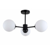 Czarna lampa wisząca Roma LP-1345/3P BK Light Prestige kule szklane