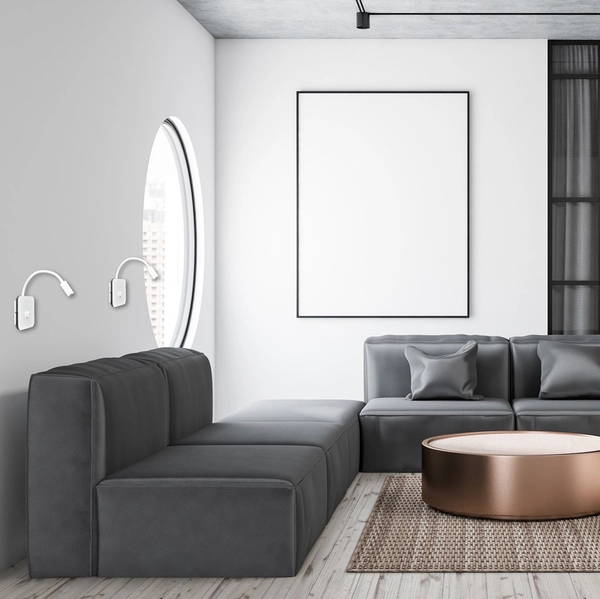 LAMPA ścienna BASE ML6351 Milagro regulowana OPRAWA kinkiet LED 10W 4000K z portem USB biały