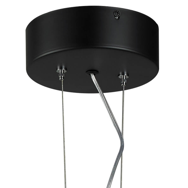 Wisząca lampa koło Acirculo ST-10453P/D600A black Step LED 72W 3000K czarna