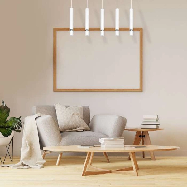 LAMPA wisząca JOKER MLP1412 Milagro loftowa OPRAWA metalowy ZWIS tuby białe srebrne