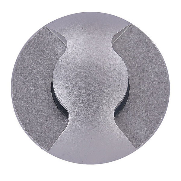 Ścienna lampa elewacyjna Basilio PL-741-2E Italux LED 3W 3000K IP65 srebrna
