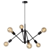 Zwisowa lampa loftowa Lester 21424/06/30 Lucide regulowana czarna