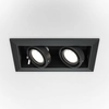 Oprawa wpuszczana modułowa podwójna LED 50W czarna Modern OUTLET