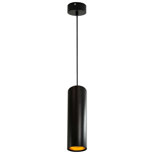 LAMPA wisząca LATI 307576 Polux metalowa OPRAWA tuba ZWIS czarna