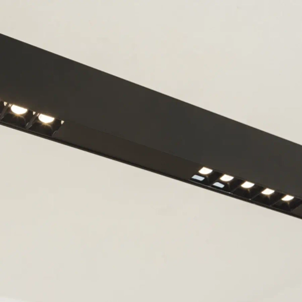 Liniowa lampa wisząca 23253 LED 50W 3000K podłużna belka czarna