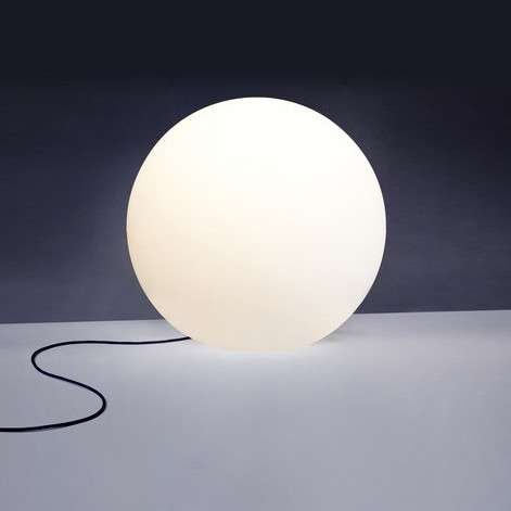 Ogrodowa LAMPA stojąca Ø45 CUMULUS M 6977 Nowodvorski dekoracyjna OPRAWA kula ball outdoor IP44 biała