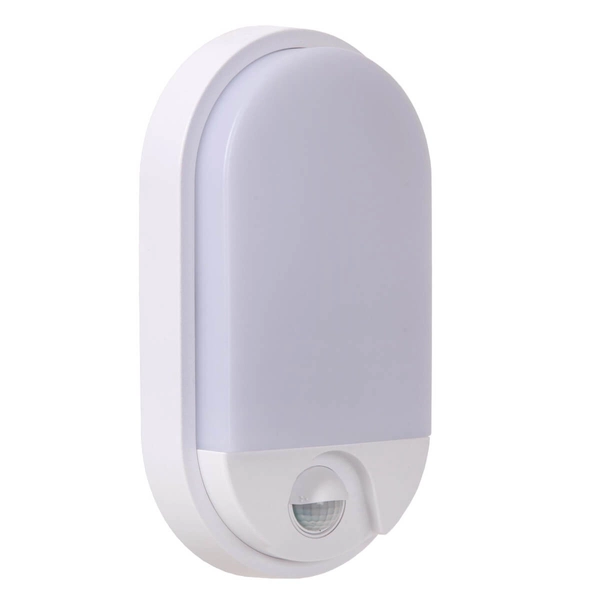 Owalna lampa ścienna Hups 22864/10/31 IP54 LED 10W 3000K biały