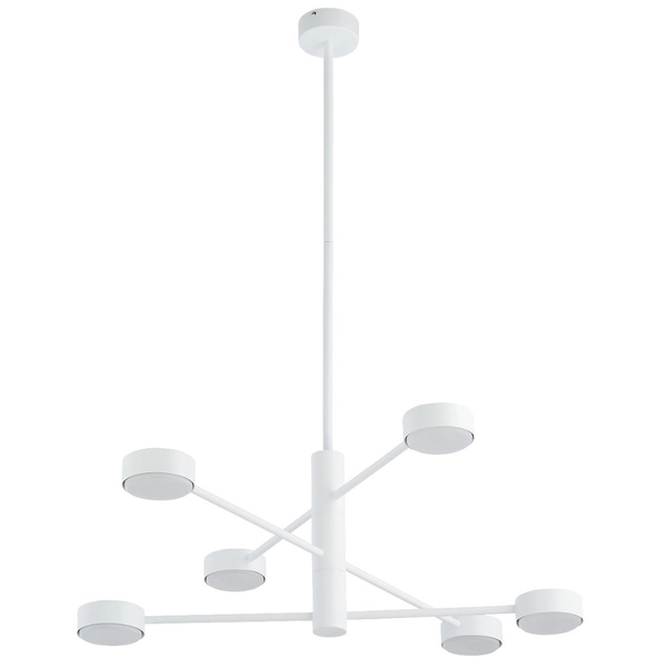 Loftowa LAMPA sufitowa ORBIT 7942 Nowodvorski regulowane pręty sticks molekuły do sypialni białe