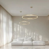 Wiszący ring lampa 22239 LED 43W 3000K pierścień do przedpokoju złoty