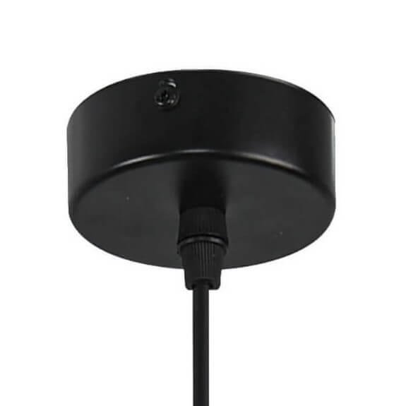 LAMPA wisząca SOLIN LP-181/1P BK Light Prestige metalowa OPRAWA zwis czarny