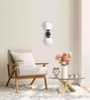 Loftowa lampa DORADO LP-002/2W BK Transp. Light Prestige kinkiet do sypialni czarny przezroczysty