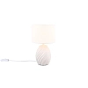 Nocna stołowa lampka Melva R51771031 ceramiczna do sypialni biały