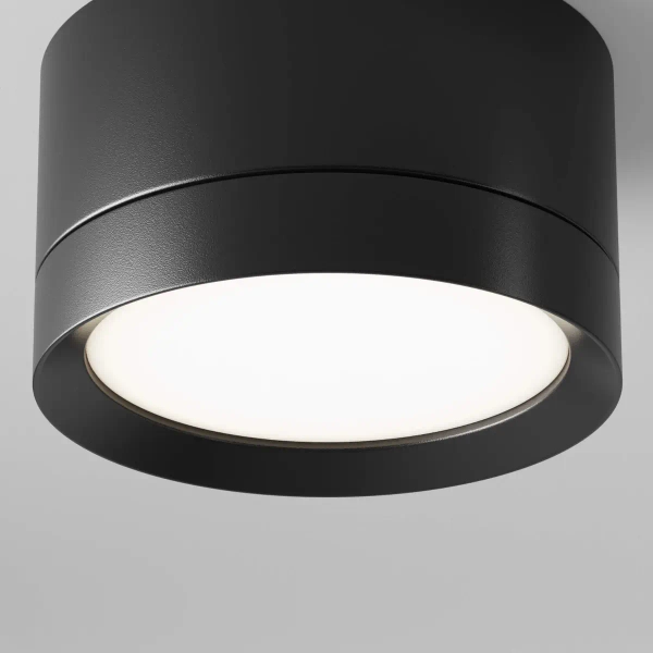 Lampa sufitowa plafon metalowy oczko spot czarny Hoop OUTLET