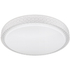 Plafon LAMPA sufitowa OVI 41749-22 Globo okrągła OPRAWA glamour crystal LED 22W 3000K - 6500K kryształki biały - przezroczys