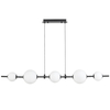 Kulista lampa wisząca MILA ST-CP241222-5L LED 27W 3000K kule białe czarne