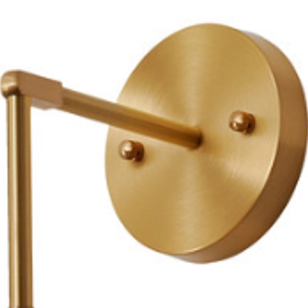 LAMPA ścienna CGSPOTW2 Copel metalowa OPRAWA kinkiet LED 12W 3000K do sypialni mosiądz