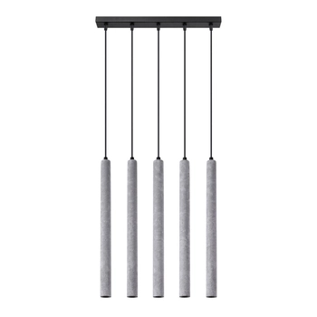 Lampa wisząca Pastelo SL.1274 sople do salonu szara