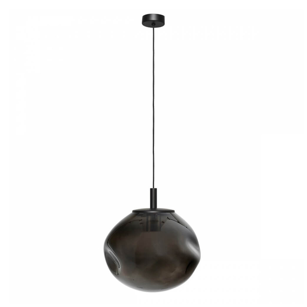 Nowoczesna lampa wisząca AVIA 11154108 Kaspa szklana czarna