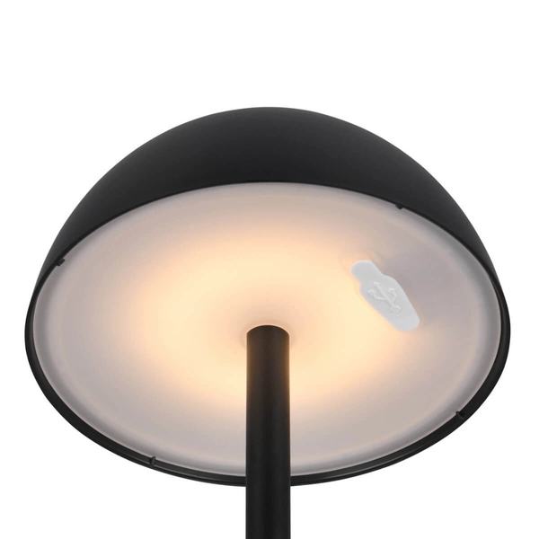 Metalowa lampa stołowa Ricardo R54106132 LED 2W 3000K IP54 czarna