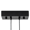 Lampa wisząca do salonu Alure Line Twin MSE010100346 Moosee LED 16W 3000K czarna