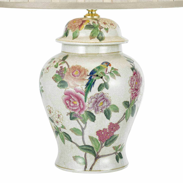 Porcelanowa podstawa do lampy stołowej Peony PEO4255 Dar Lighting wielokolorowa