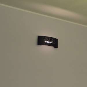 Kinkiet LAMPA ścienna MIGO 03286 Ideus metalowa OPRAWA ażurowa LED 5W 4000K czarna
