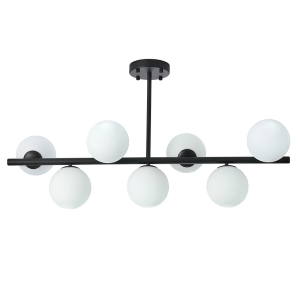Molekułowa lampa sufitowa Bolti PLC0104-BK Yaskr szklane kule biała czarna