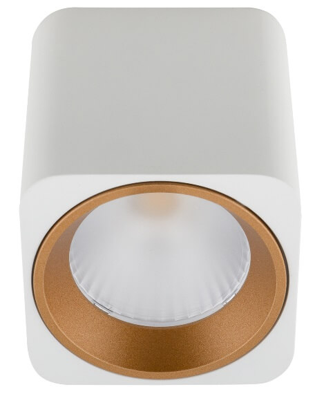 Zestaw downlight Tub C0156 + RC0155/C0156 GOLD Maxlight LED 7W 3000K biały pierścień złoty