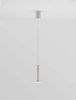 Industrialna lampa wisząca LE42736 LED 11W 3000K do salonu srebrna