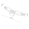 Elastyczne złącze do systemów szynowych 1-fazowych Tracer 4071 TK Lighting białe