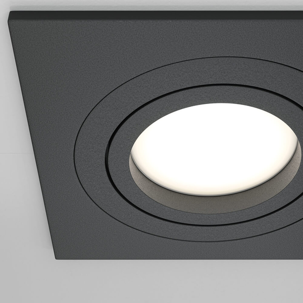 Lampa podtynkowa z regulacją Atom DL024-2-01B do salonu czarny