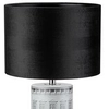 Abażurowa LAMPA stołowa ICHI 108103 Markslojd stojąca LAMPKA ceramiczna stojąca czarna szara