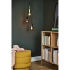 Potrójna wisząca lampa do salonu Paco 2112063035 mosiądz