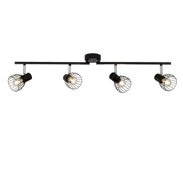 Podłużna lampa sufitowa z regulacją Blacky 62132/06 czarny