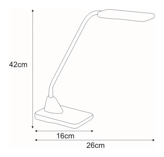 Gabinetowa lampka Tymek K-BL1205 CZERWONY Kaja LED 5W 5300K czerwona