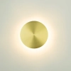 Metalowa lampa ścienna 20350 LED 10W 3000K dysk do salonu mosiądz